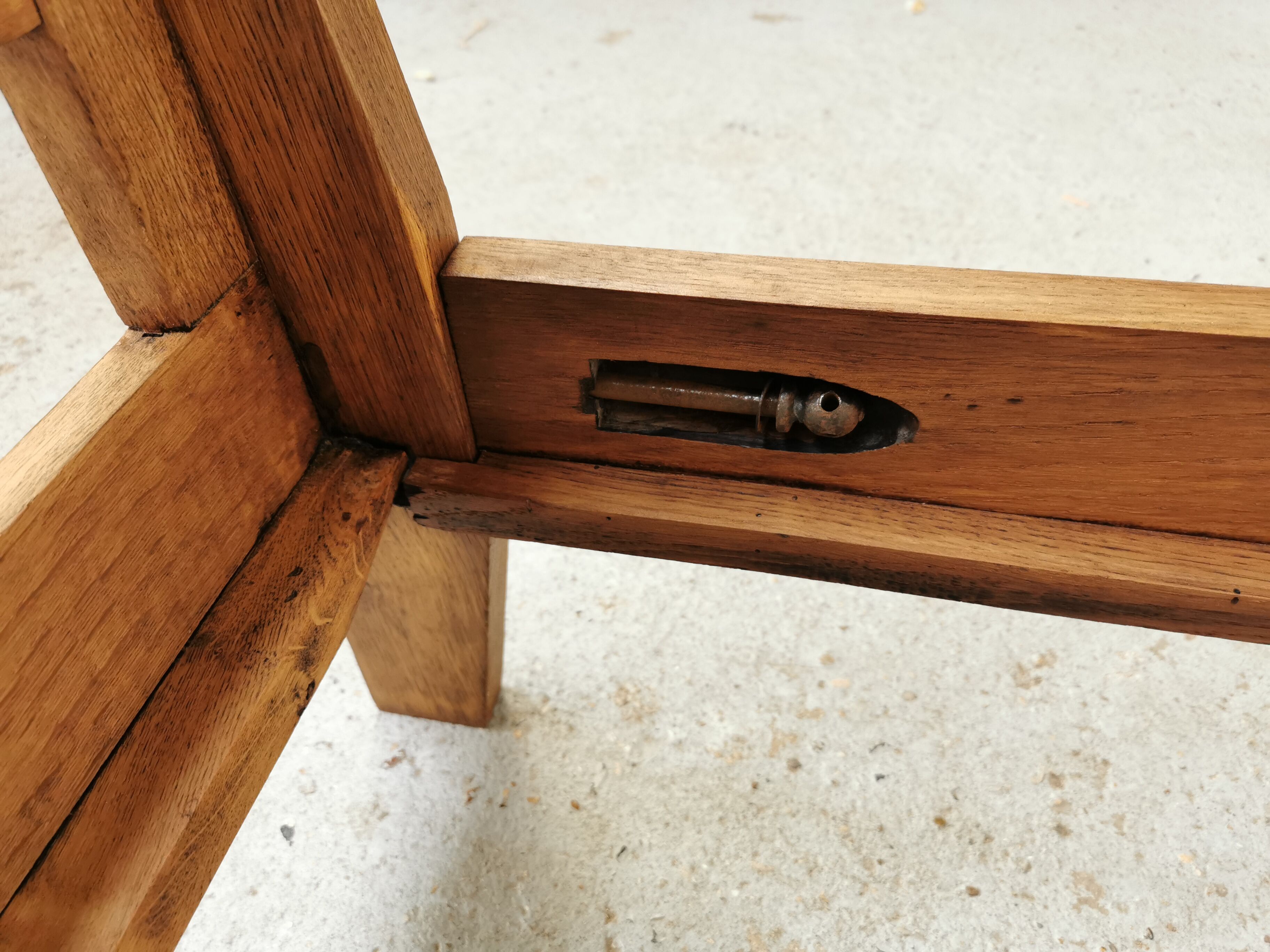 Vintage design bed René Gabriel