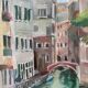 Oil on canvas – Picturesque view of Venice – landscape painting