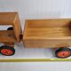 Vintage pulling truck, sleek design 70s-80s