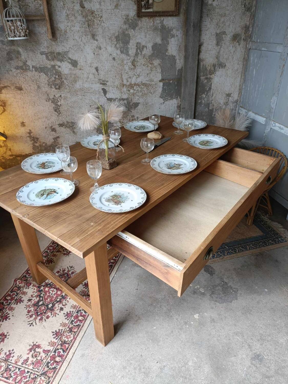 Rustic Farmhouse Table
