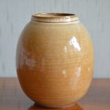 Small varnished sandstone vase