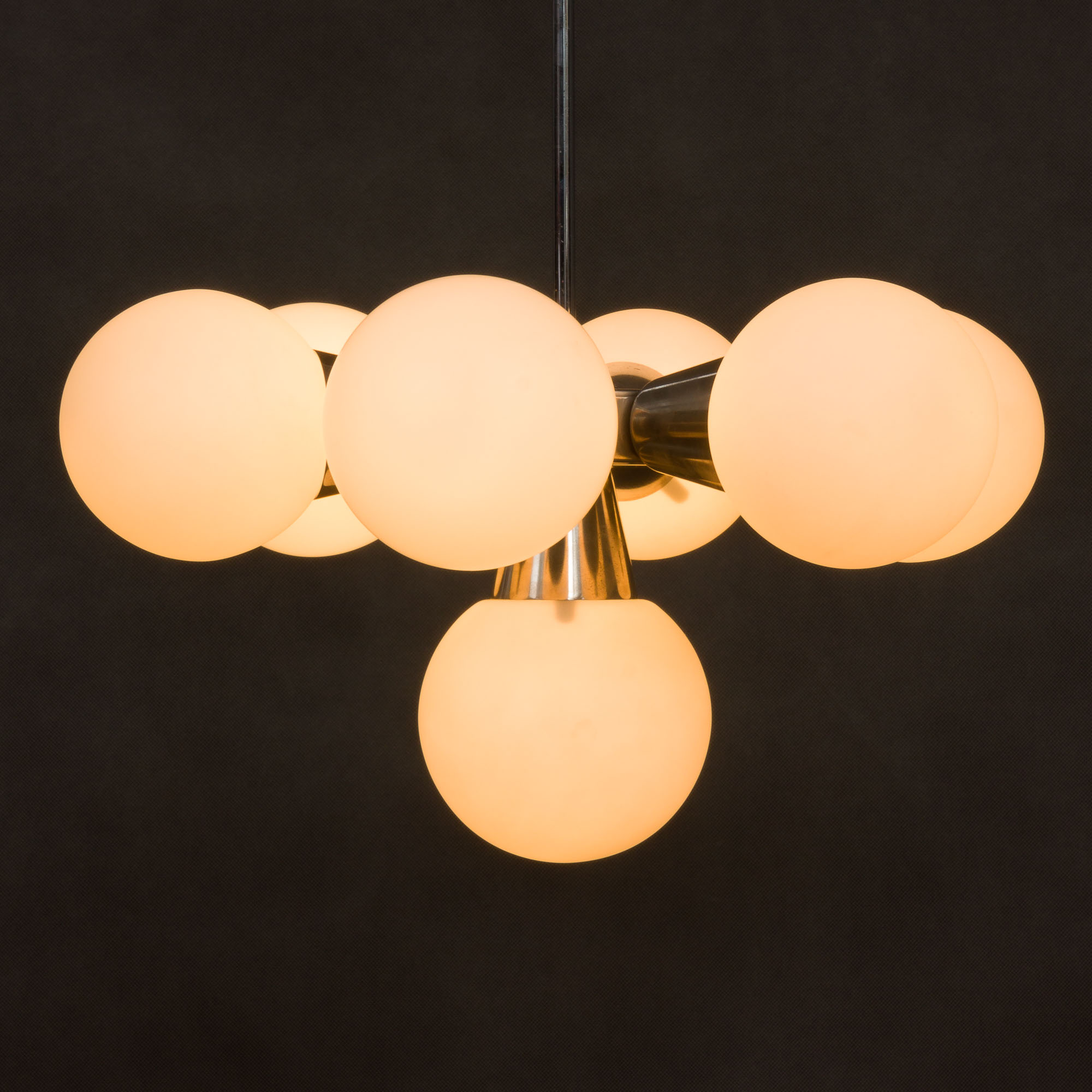 Sputnik lamp from Kamenicky Senov 1960s