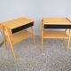 Pair of Scandinavian bedside tables by ab carlström & co möbelfabrik