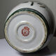 Impressive cracked earthenware vase with polychrome botanical decoration by Wong Lee, 1895, vintage.