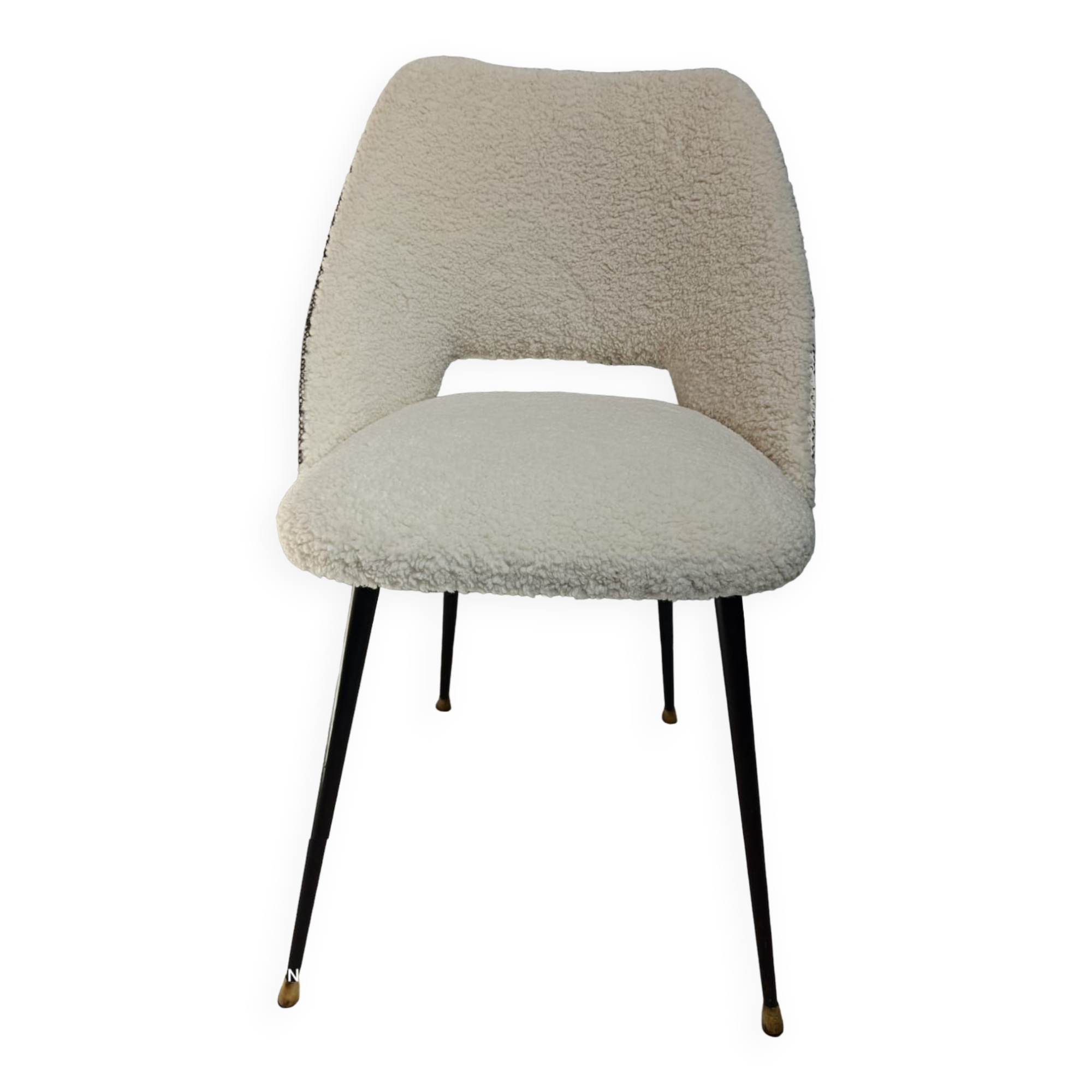 1960s barrel chair, art restoration
