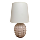 Small antique glass table lamp