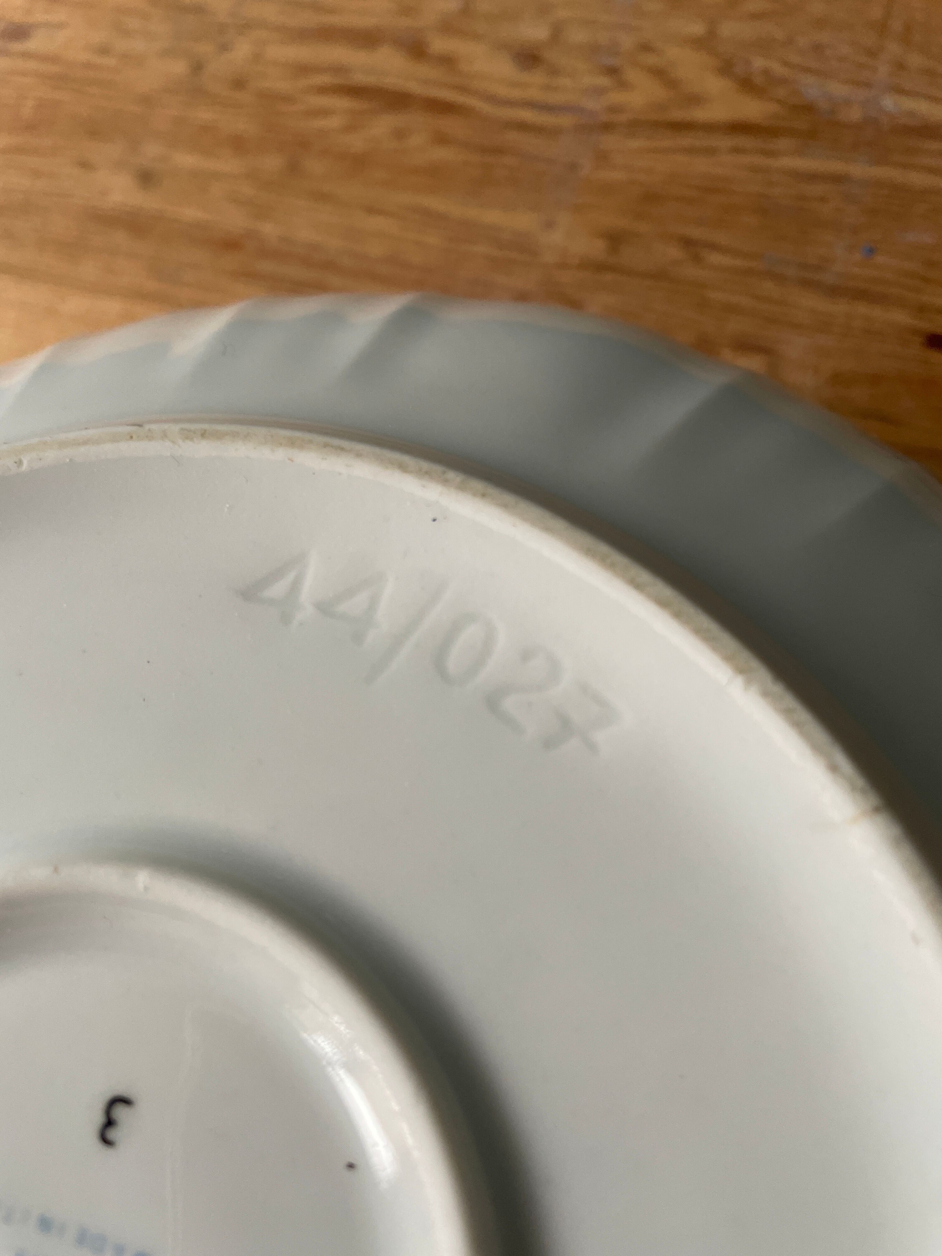 Vintage fine porcelain salad bowl, "Laurent creation"