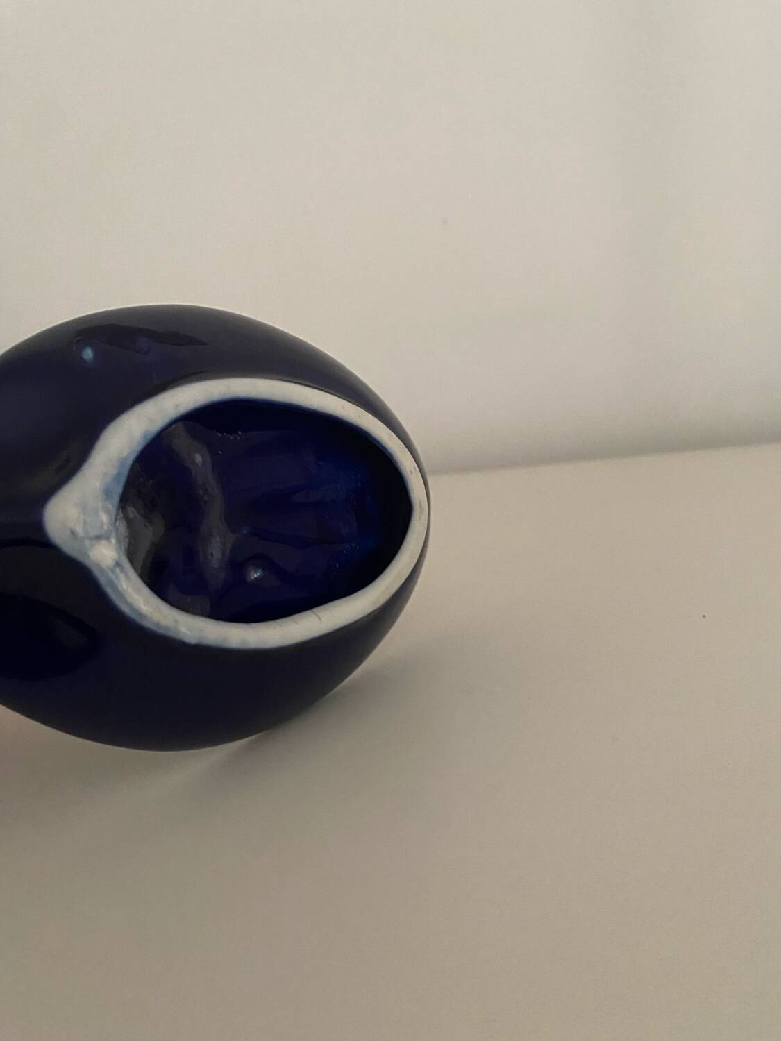 Porte-savon, vide poche cygne bleu