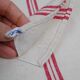 An ancient cloth in JM monogrammed cotton - Paper towel - 1930
