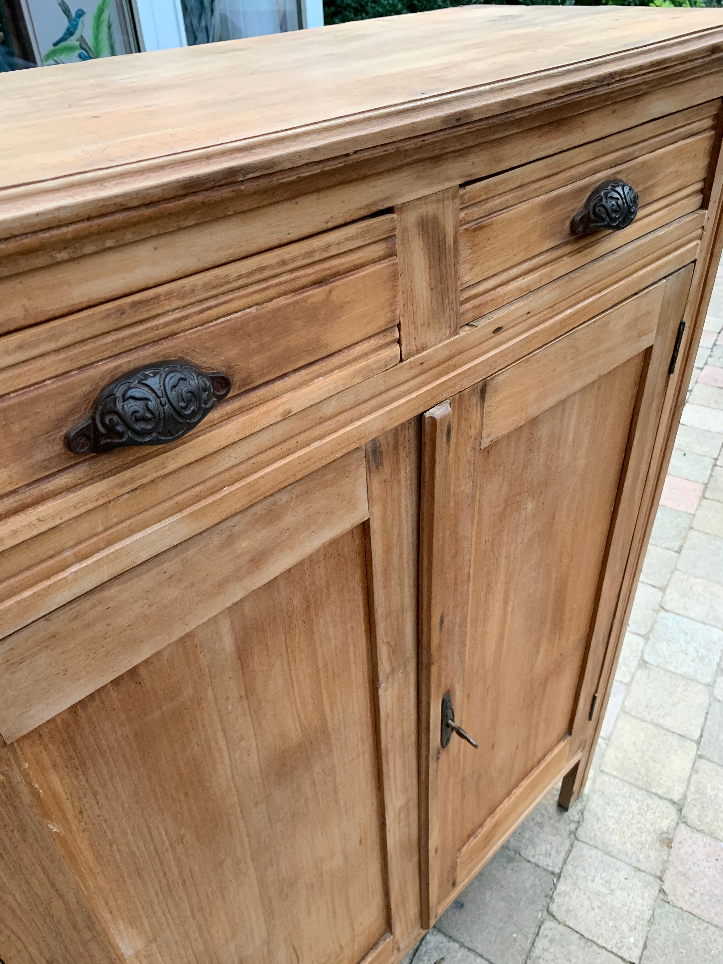 Parisian buffet raw wood