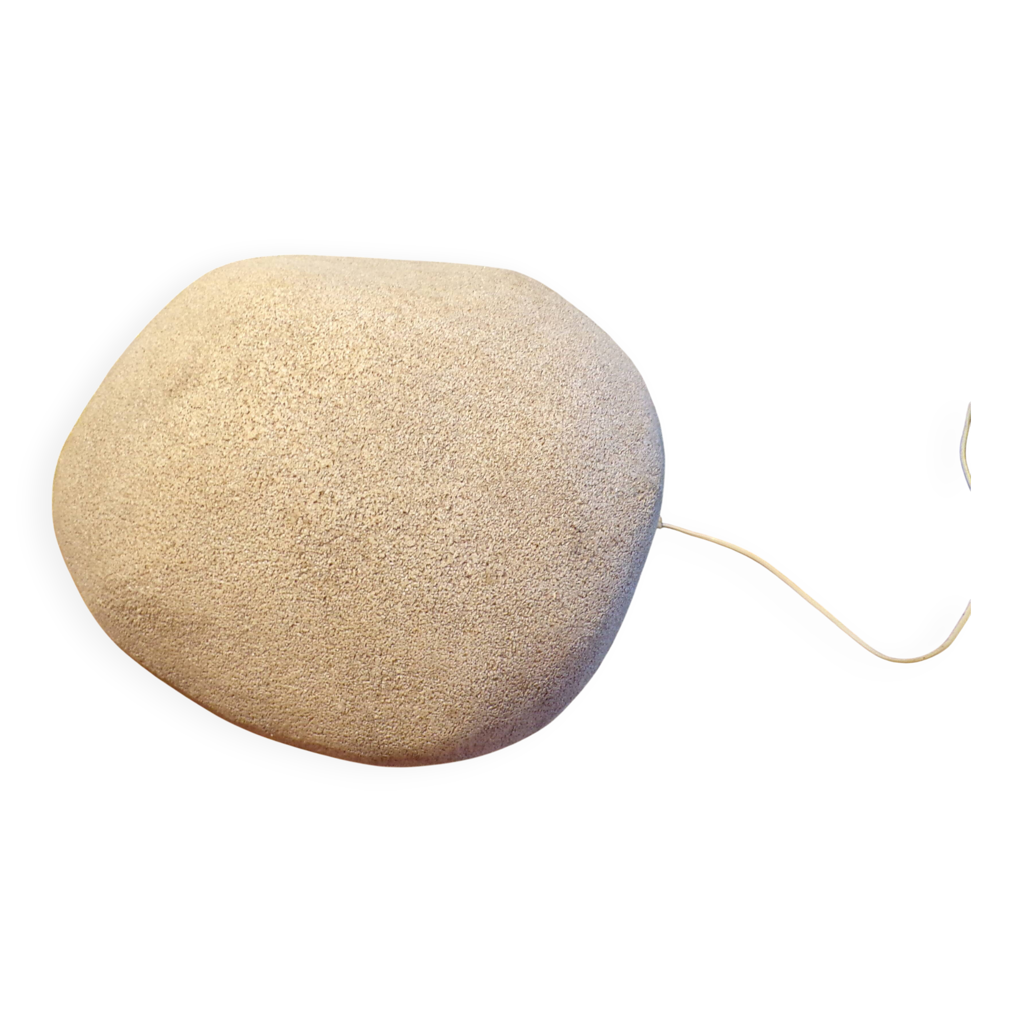 XL stone lamp Dora by André Cazenave damaged