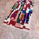 Vintage Boujaad wool hallway runner: Traditional Moroccan rug