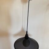 Black perforated metal suspension