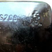 Small Napoleon III tray in painted black chewed cardboard, Sainte Thérèse de Lisieux