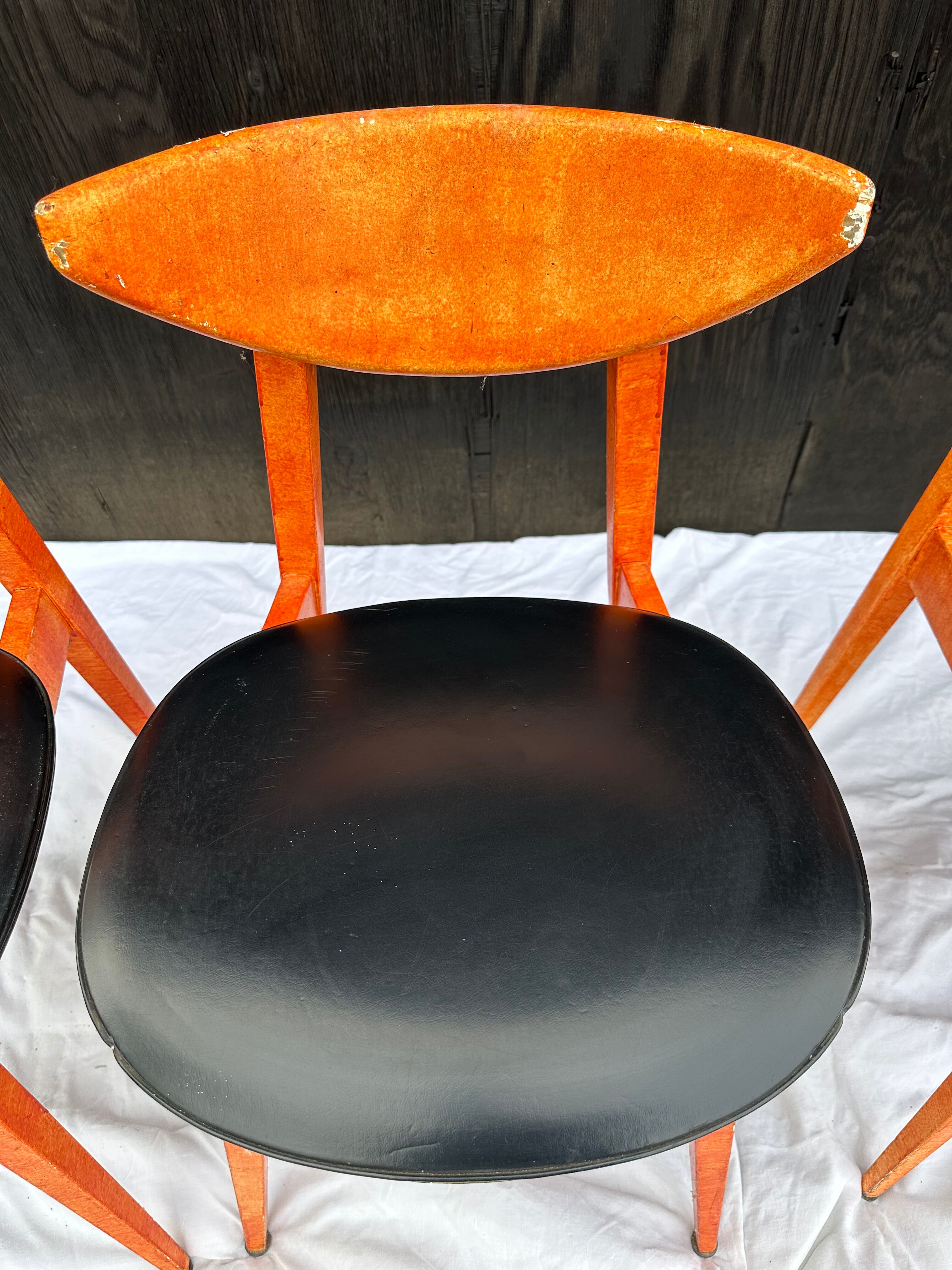 4 baumann chairs model fontania