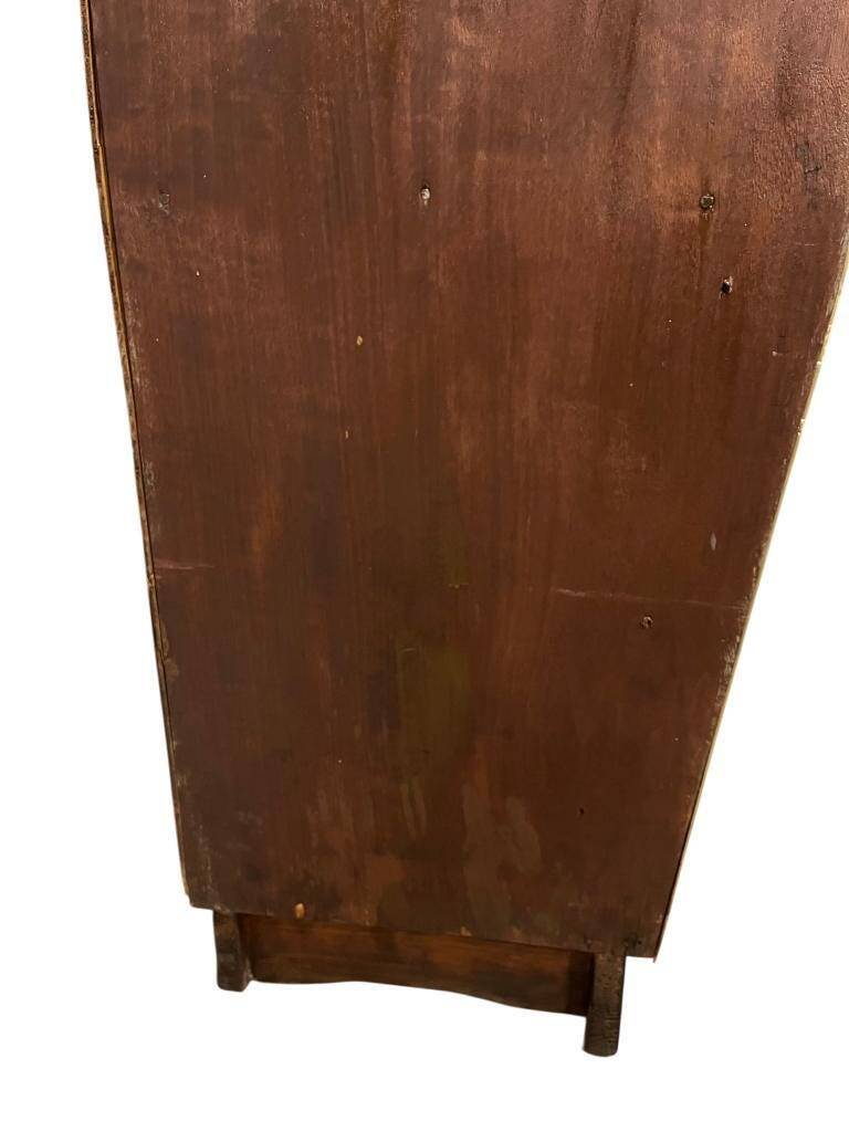 Vitrine vintage en bois XL haute / armoire murale / meuble