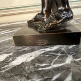 Diane de Gabies, black patinated bronze after the antique