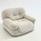 Sapporo armchair by Mario Marenco for Mobil Girgi in cream beige