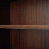 Mahogany bookcase, Danish design, 70's, production: Denmark