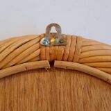 Rattan mirror