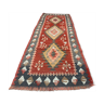 Tribal Turkish Kilim Rug Runner 160x58 cm shabby vintage old Kelim rug