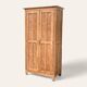 Armoire parisienne panneautée en bois brut, 1930