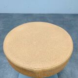 Orange tulip foot stool from the 80s, vintage