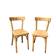 Pair of bistro chairs