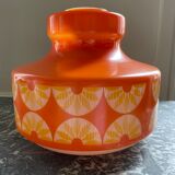 Orange opaline hanging