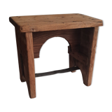 Bench in very old pine