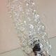 Bubbled glass bedside lamp by Helena Tynell 60/70