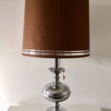 Large Mid-Century Italian Chrome Table Lamp, 1960s