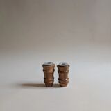 Salière et poivrier en bois