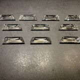 10 knife rests or chopstick holders Crystal St-Louis