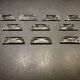 10 knife rests or chopstick holders Crystal St-Louis