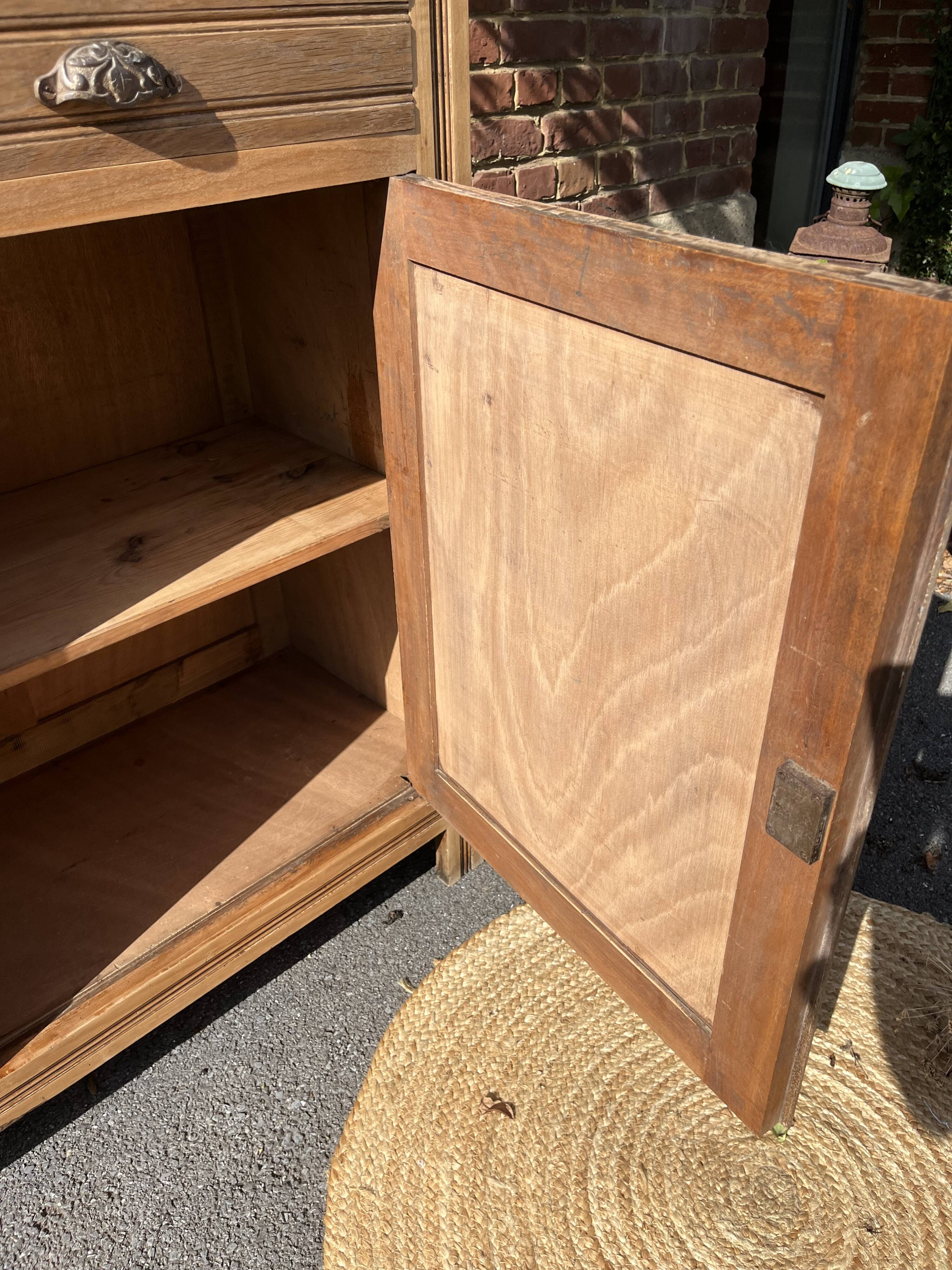 Art deco sideboard shell handles