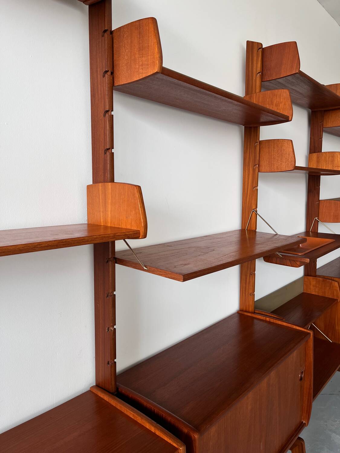 Scandinavian Mid Century Teak Bookcase, Norway 1960’s