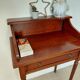 Small vintage desk/console in wood - Louis XVI style - 1 drawer