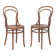 Pair of Antique Bentwood Chairs | Austrian Beechwood Dining Chairs | 1930s