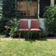 Pair of vintage chairs/compass feet