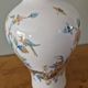 Vintage Limoges porcelain vase Paradise Bird decor 22 cm