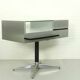 Counter with glass display from mid century barbershop interior
