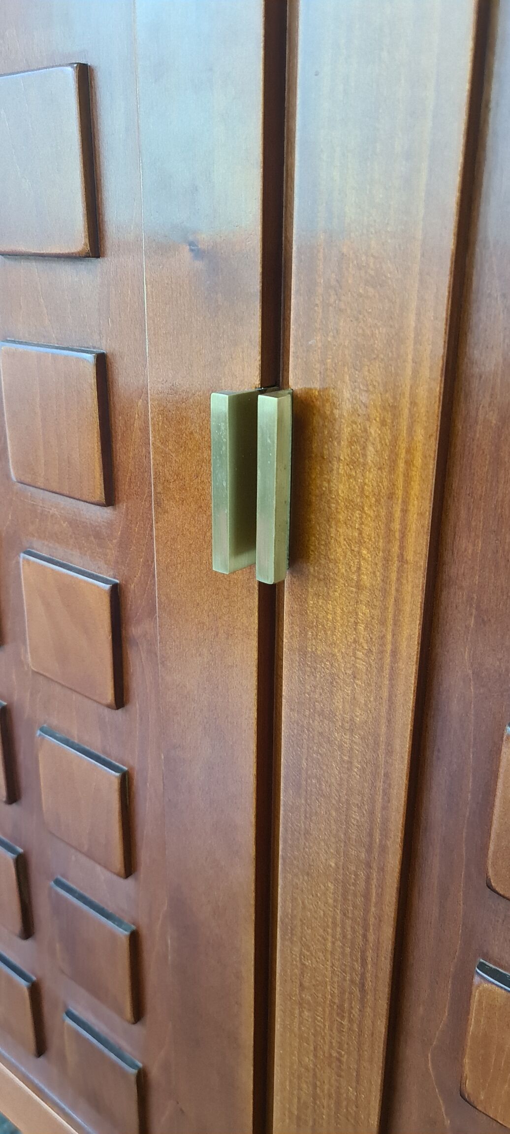 Vintage almost Brutalist cupboard