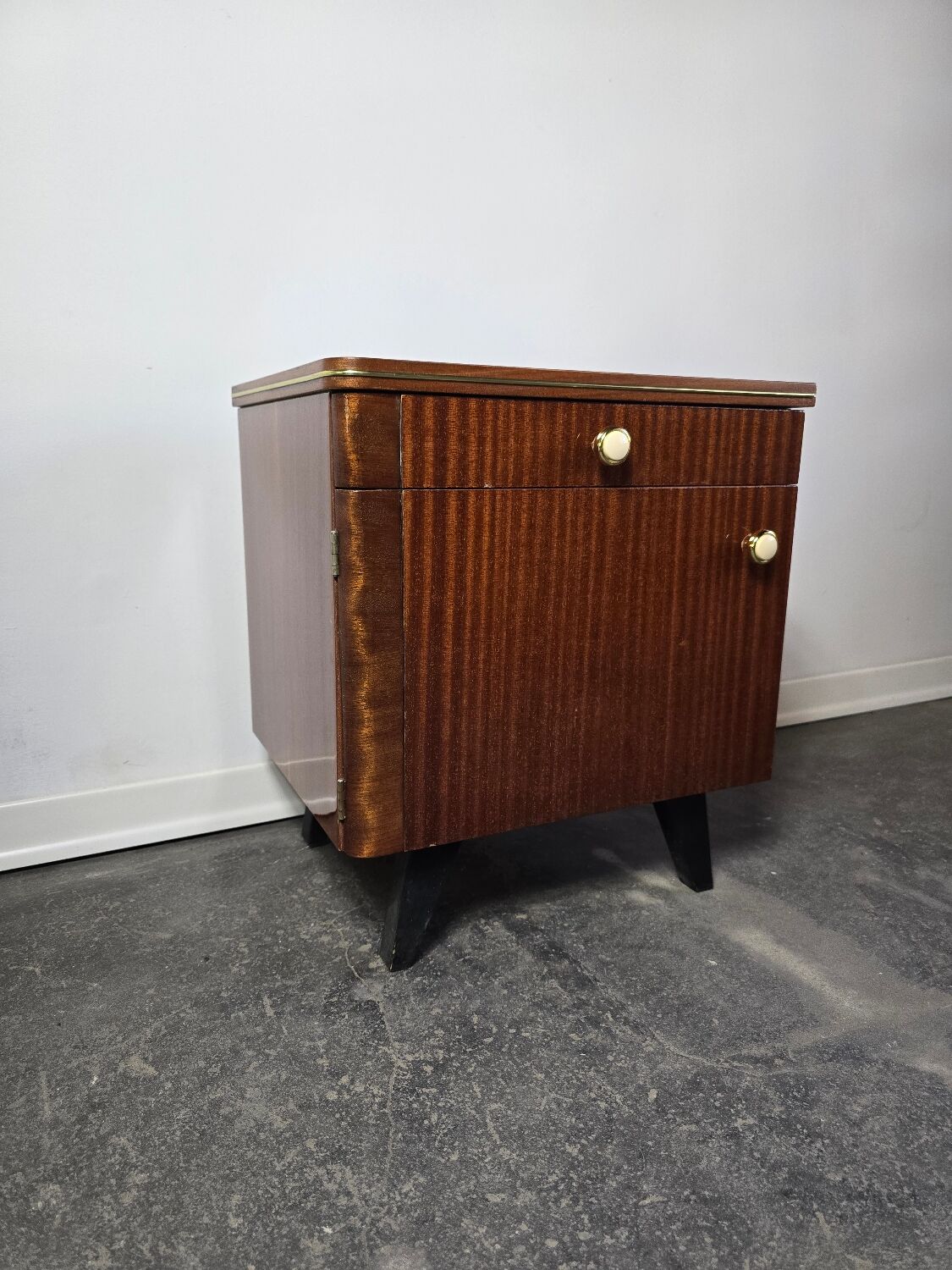 70s Mid Century Nightstand 1 of 2