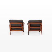 Vintage easy chairs by Illum Wikkelsø for Niels Eilersen, 1960s, set of 2