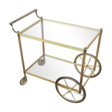 Vintage brass server