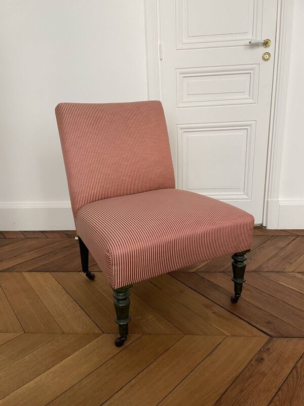 Fauteuil Ancien de Salon - Chauffeuse Napoleon III
