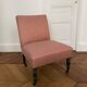 Antique Salon Armchair - Napoleon III Chaise Longue