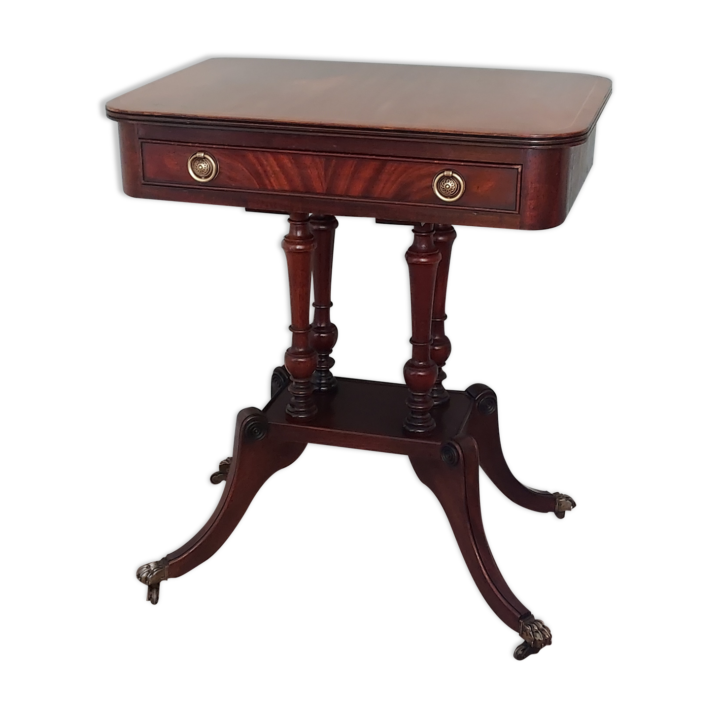English pedestal table