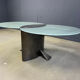 Postmodern dining table by Belgochrom, 1980s